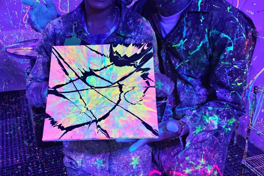 Atlanta: Splatter Paint Room-Erlebnis. Foto: GetYourGuide Atlanta: Splatter Paint Room-Erlebnis. Foto: GetYourGuide