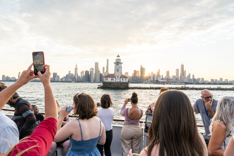 Chicago: crociera panoramica sul lago al tramonto della durata di 1,5 ore