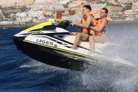 Tenerife: Jet Ski Guided Tour Discovery the Coastline Tenerife: Jet Ski Guided Tour for 1 Person Only