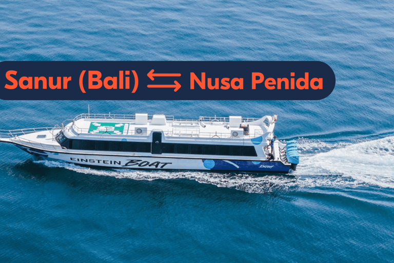 From Bali: 1-Way/Round Fast Boat Transfer to Nusa Penida 1-Way Ticket: Bali to Nusa Penida