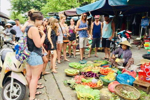 Hoi An : Bay Mau Eco Cooking Class w Market &amp;Basket Boat trip (cours de cuisine Bay Mau Eco avec marché et panier)