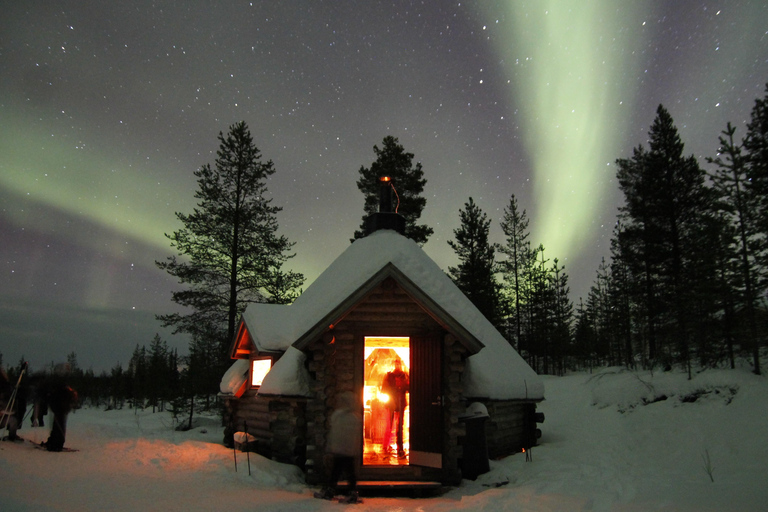 Levi: Evening Snowshoe Walk Under Northern Sky