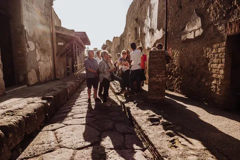 Excursão de grupo pequeno a Pompeia e Herculano a partir de Sorrento