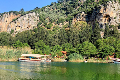 Fethiye:excursion d&#039;une journée à Dalyan Mud &amp; Turtle Beach et croisière fluviale