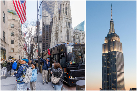 NYC: Halbtägige Bustour mit optionalen Tickets für das Empire State BuildingNur Bustour