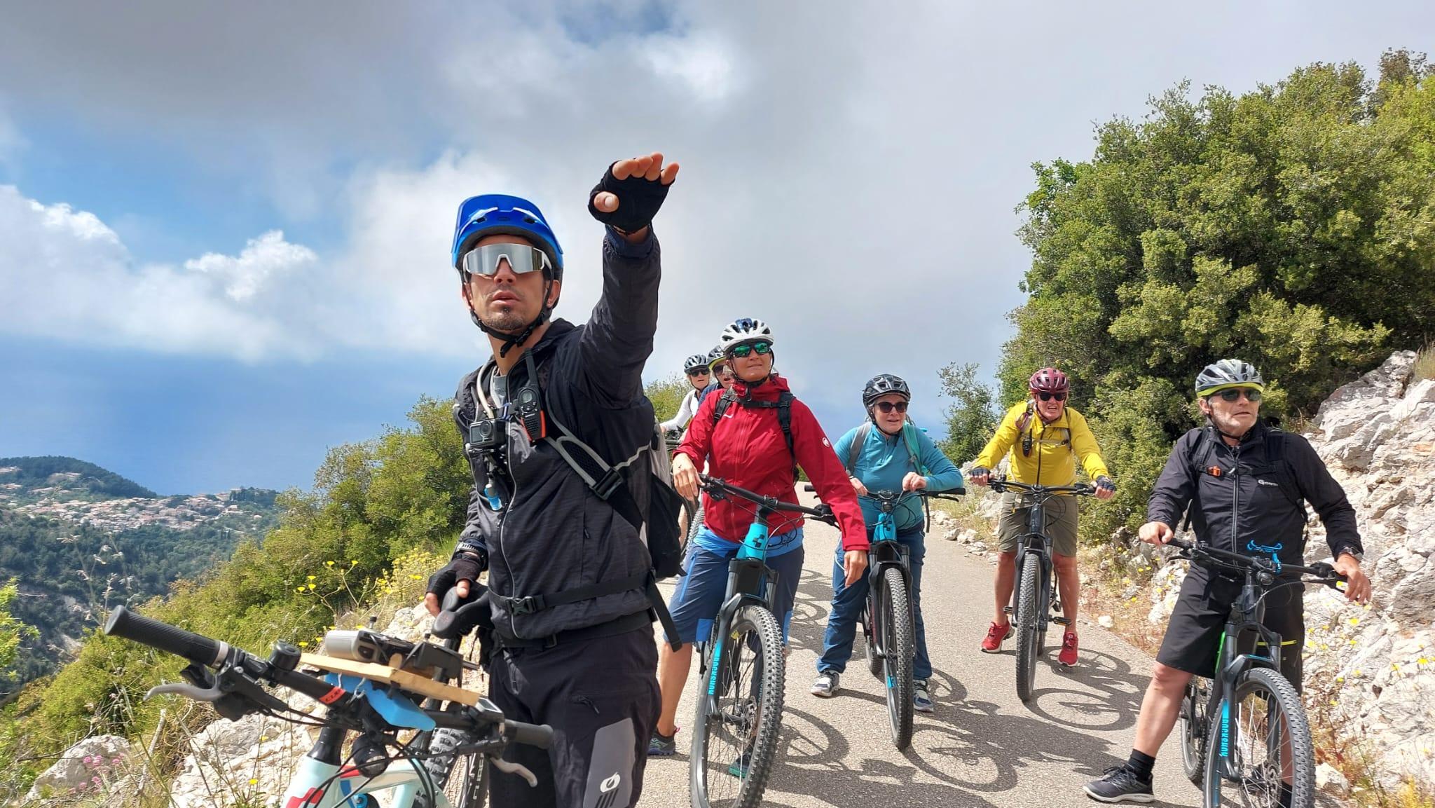 Lefkada: E-Mountainbike-Tour zum höchsten Punkt der Insel