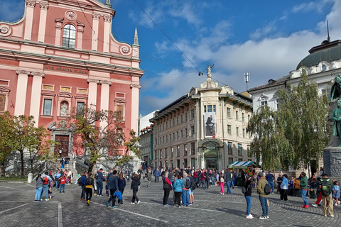 Ljubljana : Visite à pied du centre-ville esperienza tempo/storia.