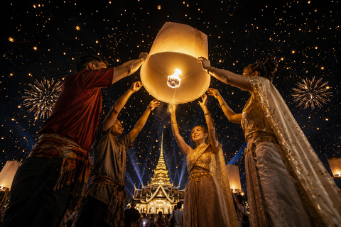 Chiang Mai: Magical Loy Krathong Sky Lantern YiPeng Festival VIP Ticket with Round Trip Transfer Meeting Point