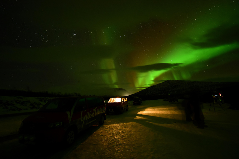 Abisko: caza de auroras en furgoneta en grupos pequeños