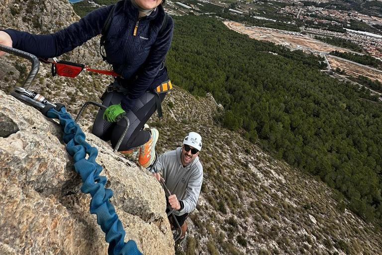 Benidorm: Via ferrata Ponoig, nära Nucia