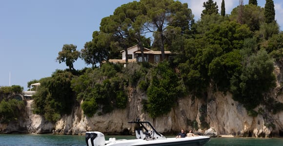 Corfu: Private Boat Trip to Secluded Beaches at Your Pace