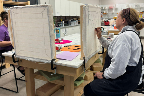 Atelier de touffetage de tapis