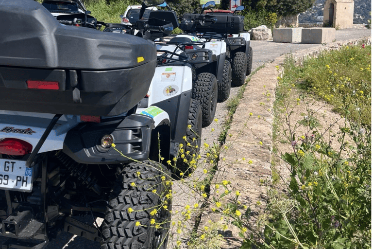 NICE MED ELEKTRISK QUAD:Panoramatur från Nice med mellanmål