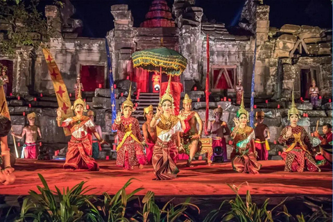 Siem Reap: Apsara Theatre Show Private Round-trip Transfers Apsara Theatre Private Roundtrip Transfer By AC Car/Van