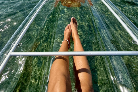 Can Picafort: Transparent Kayak Rental Adventure