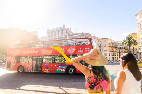 Malaga: Hop-On/Hop-Off-Bus und Erlebniskarte24-Stunden-Bustour Eintritt zum interaktiven Musikmuseum