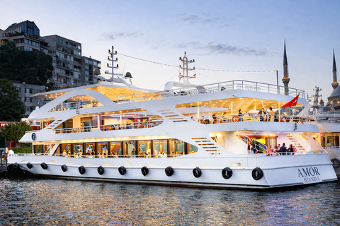 Istanbul Bosphorus Dinner Cruise with Live Shows & Transfer Dinner Cruise – Soft Drinks & Transfer Included