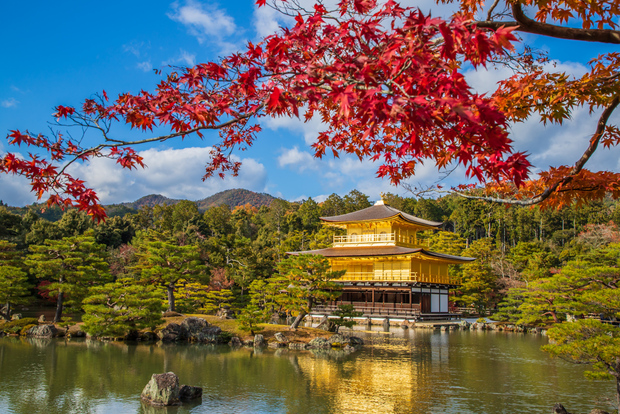 Kyoto tourist map (google maps!) with top attractions, temples