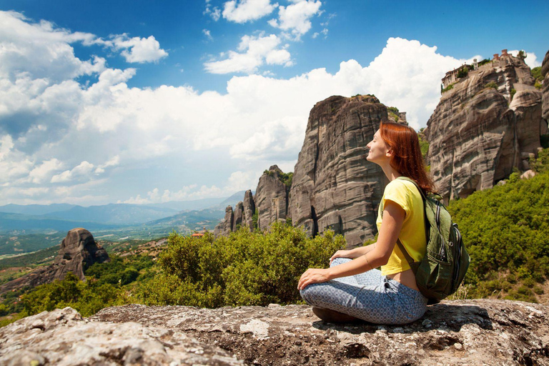 Meteora: Monasteries Tour, Lunch, and Athens Transfer Option Meteora Tour with Lunch and Roundtrip Athens Transportation