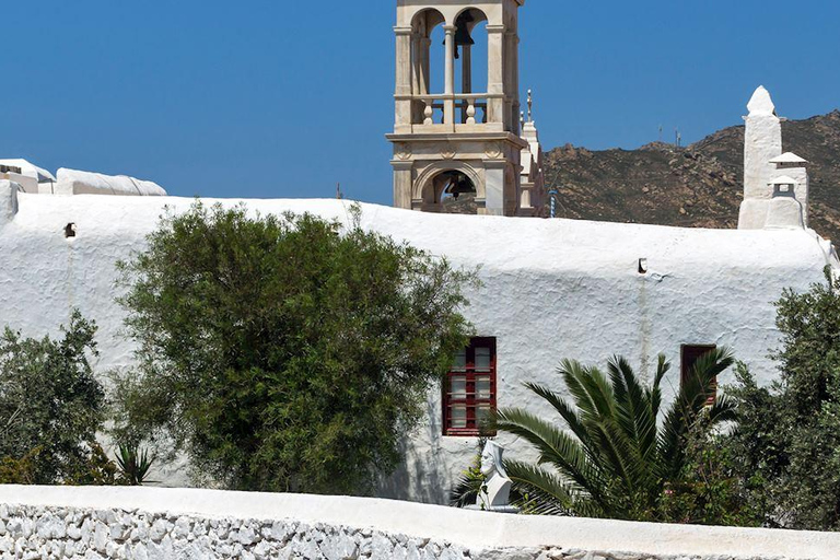 Mykonos: Visita guiada à fazenda, à vila de Ano Mera e às praias