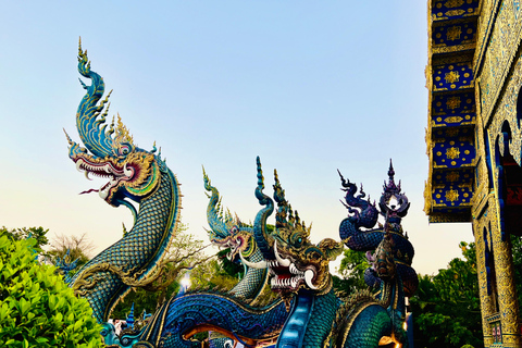 Chiang Mai: Chiang Rai-White-Blue-Big Buddha &amp; Lalitta Café[Privat] Chiang Rai-Weiß-Blau-Big Buddha &amp; Lalitta Café