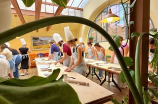 Siena: Pasta- und Tiramisu-Kochkurs mit Wein