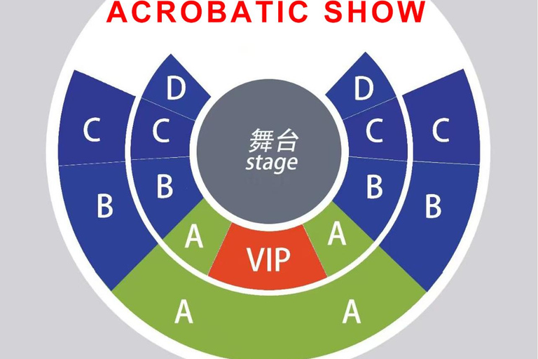 Shanghai: Journey Through Time and Space Acrobatics Show B Seat