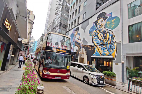 Hongkong: Fast Track Peak Tram &amp; BigBus Wycieczka hop-on hop-off