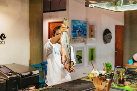 Cartagena: Gourmet Cooking Class with a View Cabrito Fish Caribbean Menu with Local Chef