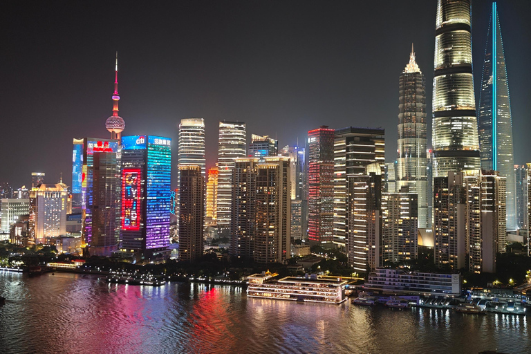 Shanghai Night Tour: Old Town, Local Dinner & Rooftop Bar