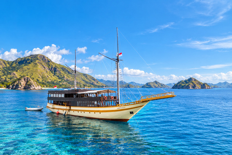 Labuan Bajo: 3-Day Komodo Sailing Luxury Boat with All Fees Deluxe Boat - Private Standar Room (2pax/room)