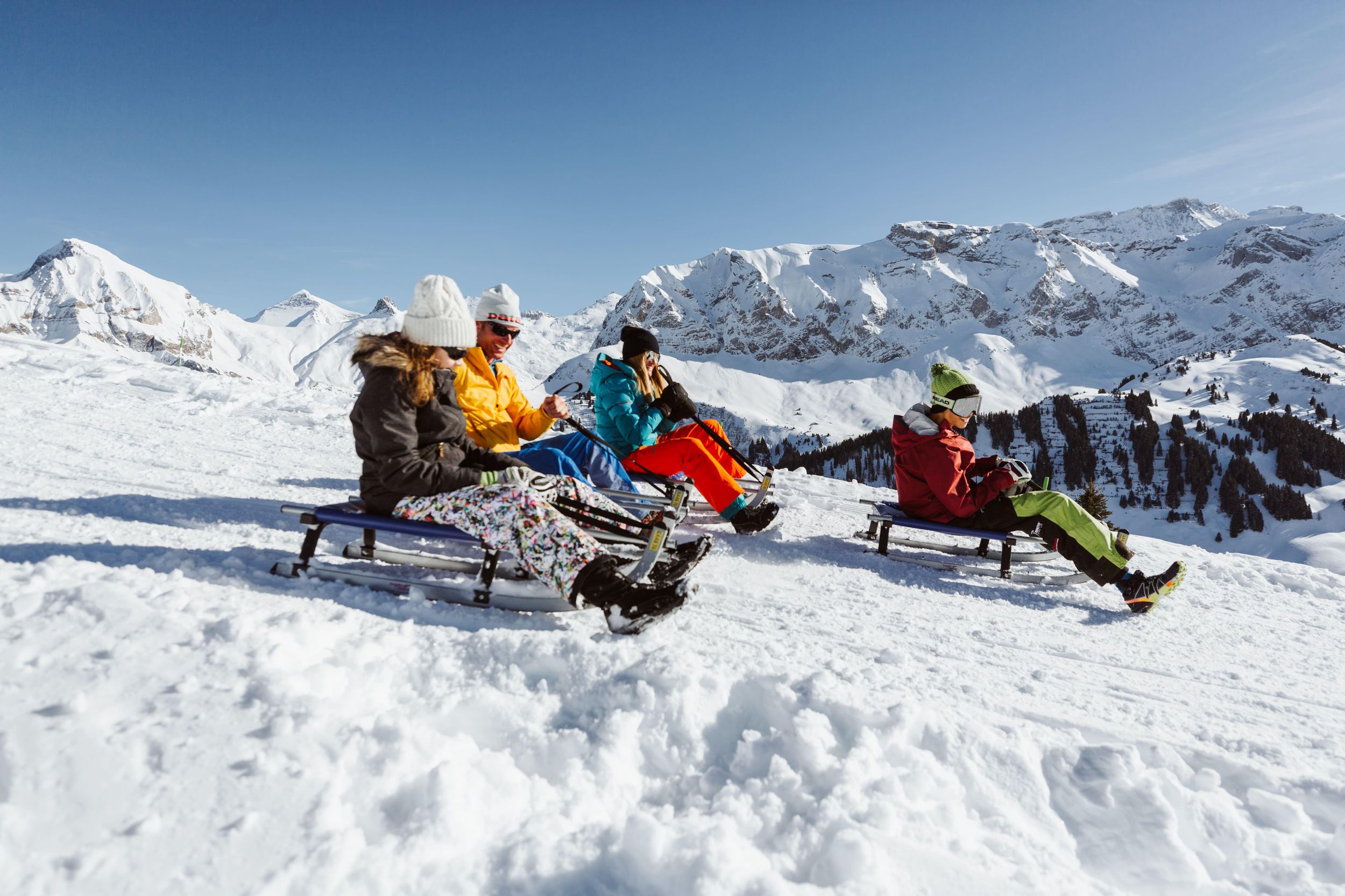 Adelboden: Rasant ins Vergnügen – Schlittelspass am VogellisiBerg