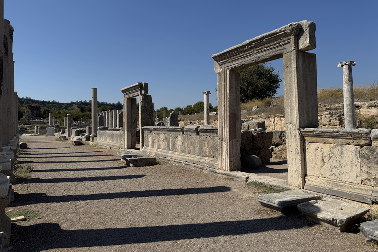 Antalya: Perge & City of Side, Aspendos, Waterfall and Lunch Perge, Side, Aspendos, Waterfall Tour with Entrance