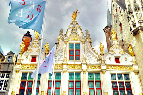 Bruges History Taxi - drive & walk tour (Choose pick up)