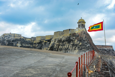 Gratis rundvandring till San Felipe de Barajas slott Cartagena