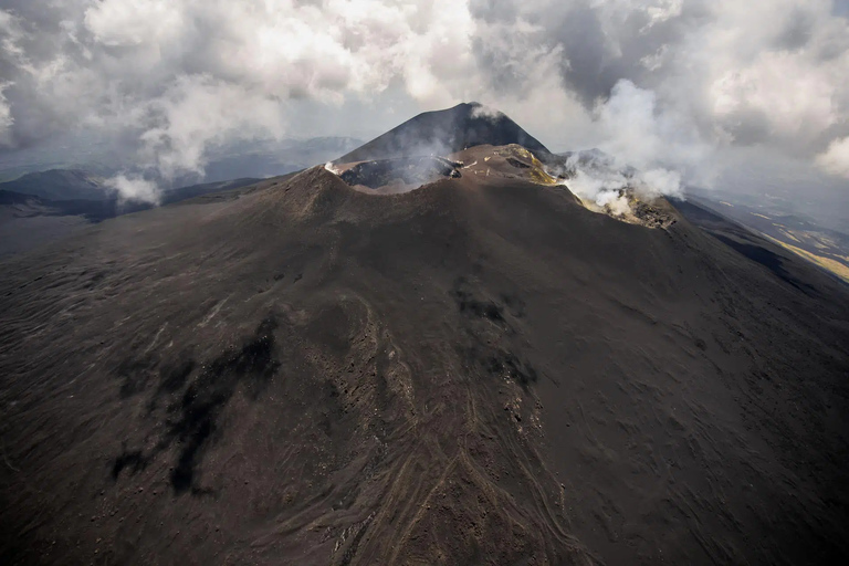 30 min Etna private helicopter tour from Fiumefreddo