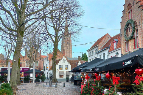 Bruges; tour privato a piedi con il BeardbarianoTour di degustazione di Bruges