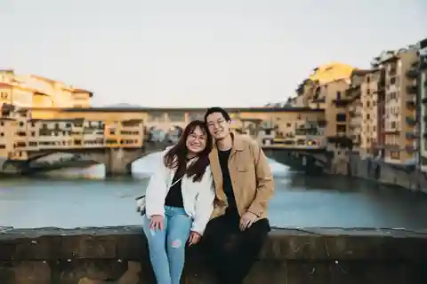 Florens: Klassisk fotografering med Ponte Vecchio-bron
