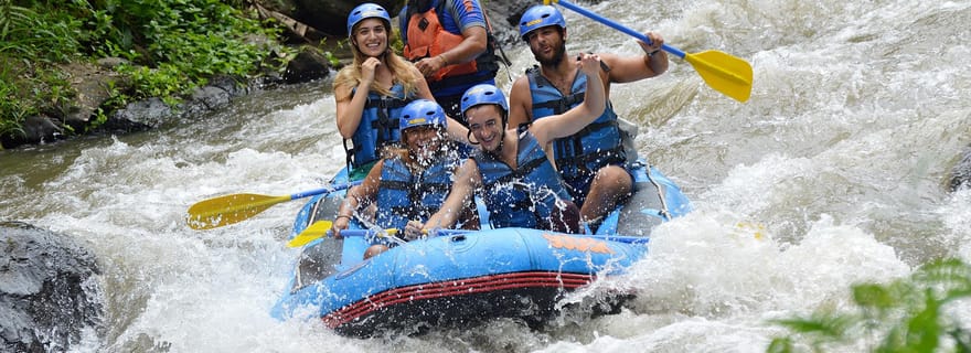 Bali : rafting en eaux vives, déjeuner et prise en charge privée