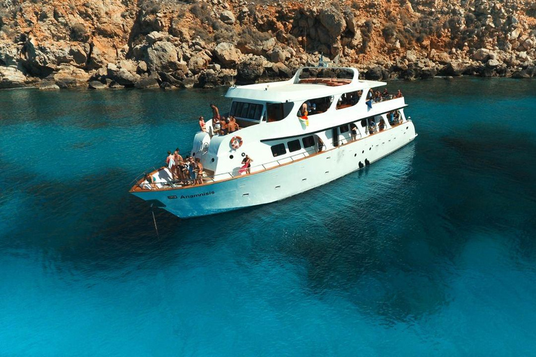 Protaras: Family-Friendly Luxury Yacht Cruise to Turtle Cove