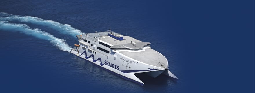 Athènes : trajet en ferry à grande vitesse entre le Pirée et Paros