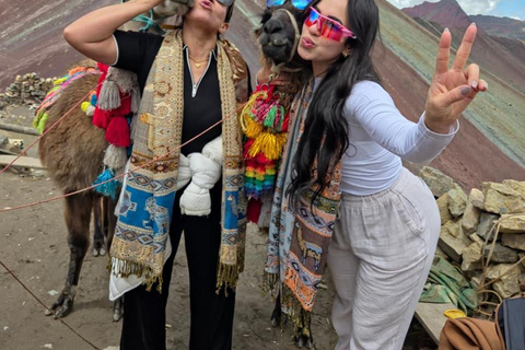 From Cusco: Four-Wheel Drive Tour to Seven Colors Mountain + Meals Cusco: Quad Bike Tour to Rainbow Mountain + Stop at Textile Center