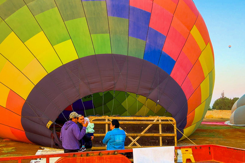 Teotihuacan : Vol en montgolfière avec petit-déjeuner et transport