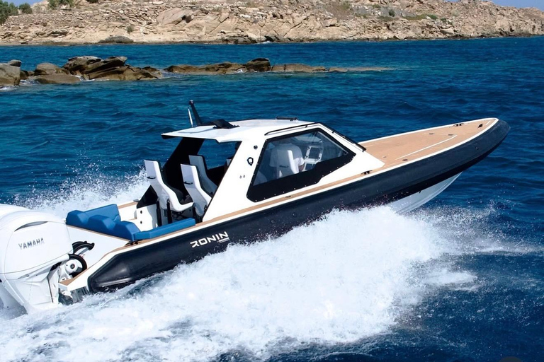 Mykonos to Paros & Antiparos by Ronin 35', transfer included