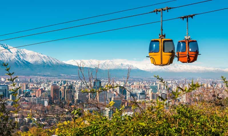 Santiago: Teleférico, Funicular e Passeio a Pé por San Cristóbal