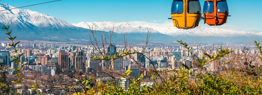 Santiago: tour a piedi, funivia e funicolare di San Cristóbal