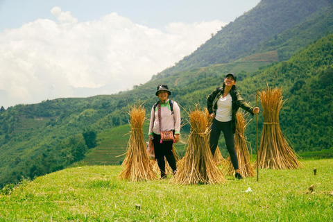 Von Sapa: 1-tägige geführte Wanderung nach Lao Chai und Ta Van mit Mittagessen