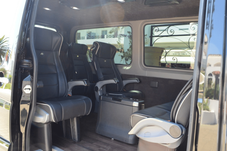 From Chania: Premium Vehicle Private Chauffeur Service 9-Seat Minibus VIP Class