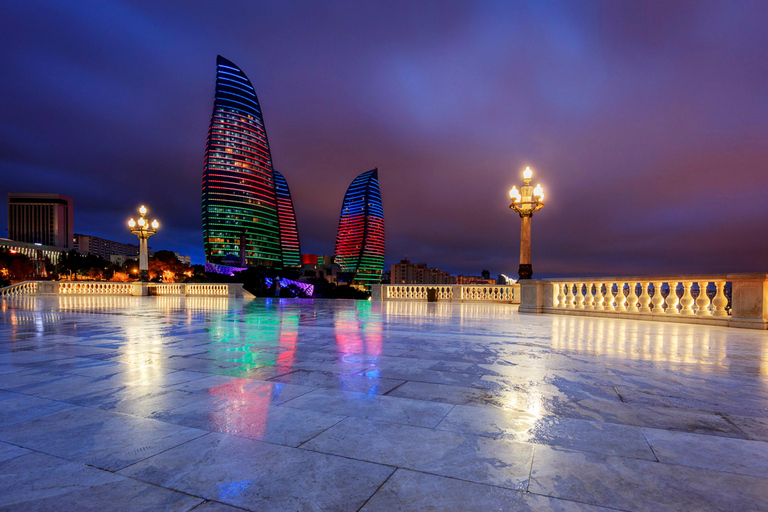 Baku Lights Night Tour with Hotel Pickup