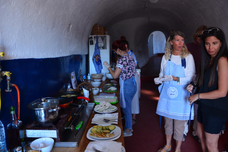 Santorini Family Farm Food & Wine Tour with Cooking Class Cooking lesson Only